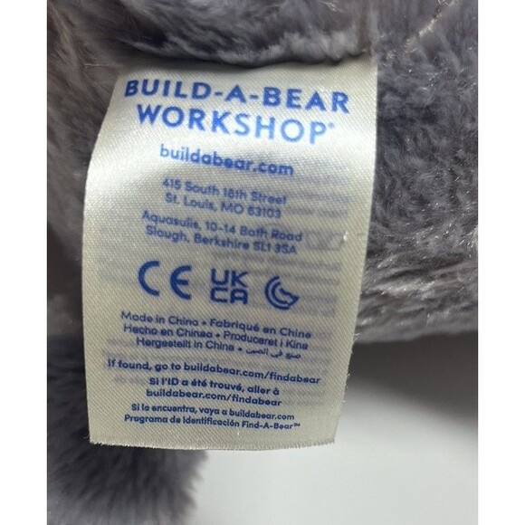 Build A Bear Light Gray Wolf Great Wolf Lodge 16 Inches BAB Toy Plush - Picture 8 of 9